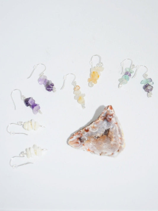 Eight Crystals Earrings